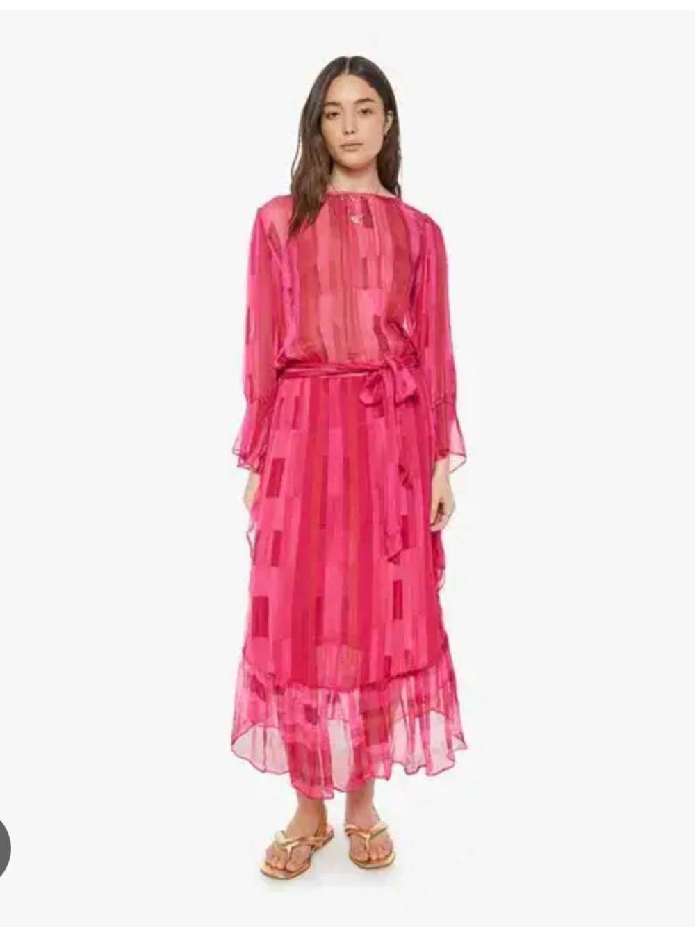 NWT, Natalie Martin Camille dress with sash, XS
